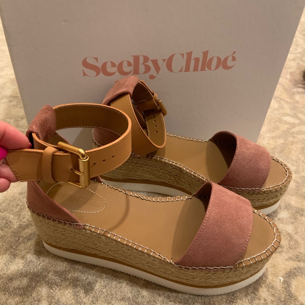 SOLD- See by Chloe Platform Sandals